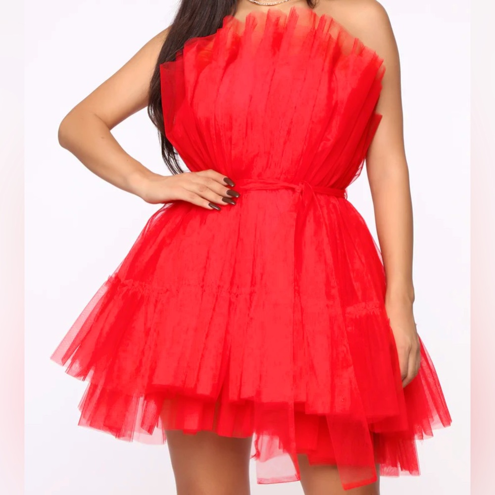 NWT Fashion Nova mini tulle dress size XS
